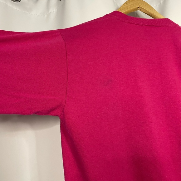 VTG 80s Jerzees by Russell single stitch Safeplace Family Walk & Run tee sz M - Picture 7 of 10